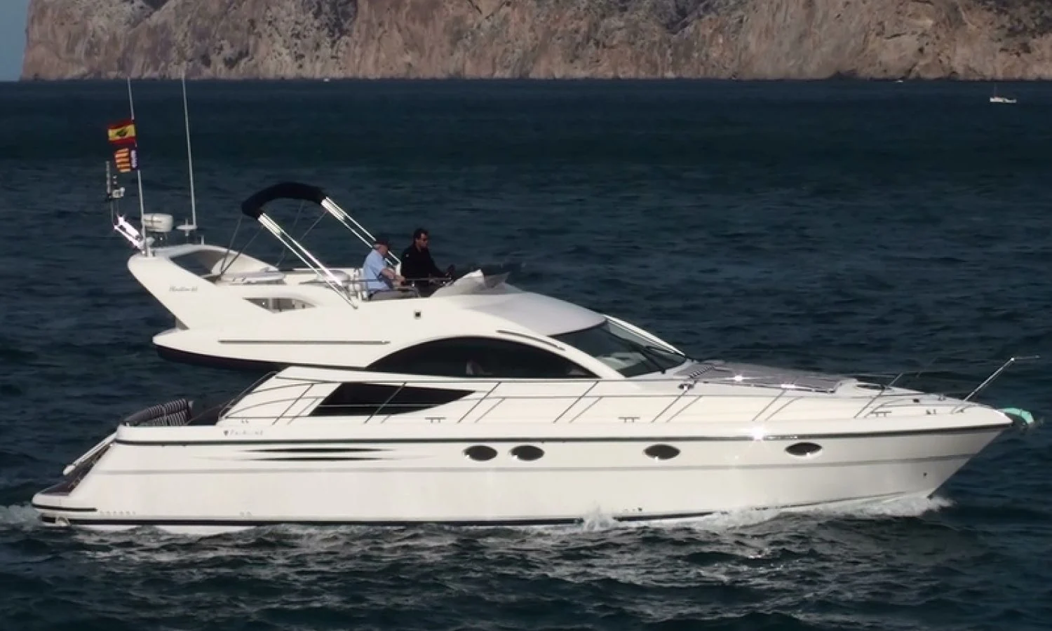 Fairline Phantom 46 vor der Küste Mallorcas